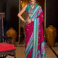 Shop Rani Pink Patola Silk Saree for Wedding at STORI