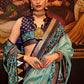 Shop Pear Green Patola Silk Saree for Wedding at STORI