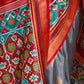Shop Grey Patola Silk Saree for Wedding at STORI