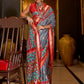 Shop Grey Patola Silk Saree for Wedding at STORI