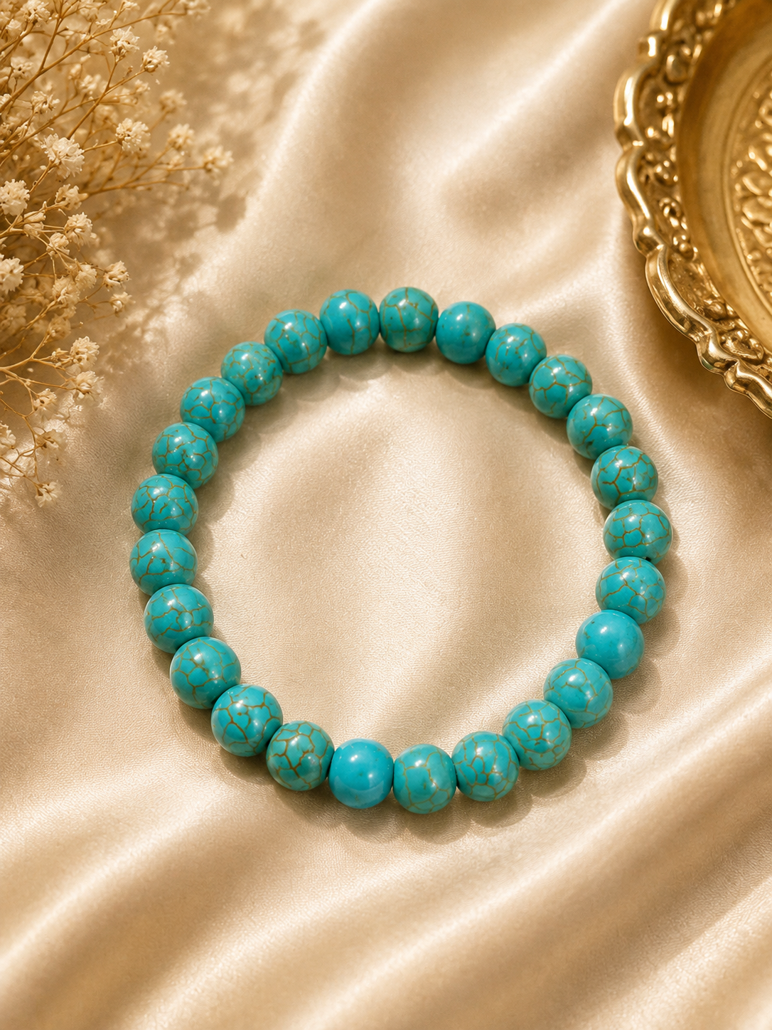 Turquoise Beads Bracelet1
