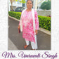 Petals Rose Pink Cotton Mulmul Chikankari Kurti