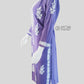 Purple Soft Rayon Handcrafted Chikankari Kurti