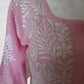 Kaaya Baby Pink Modal Chikankari Kurti