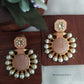 Kanika Carved Stone Meenakari Earrings