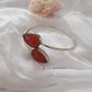 Nayana Dual Stones Tear Drop Oxidised Bracelet