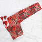 Crystal Work Long Sleeved Printed Rayon Blouse
