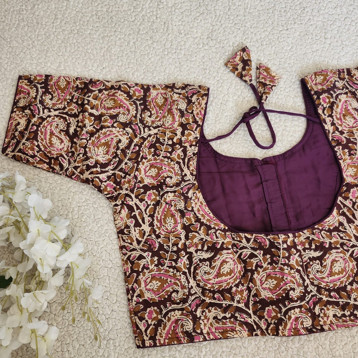 STORI Ajrakh Cotton Blouse