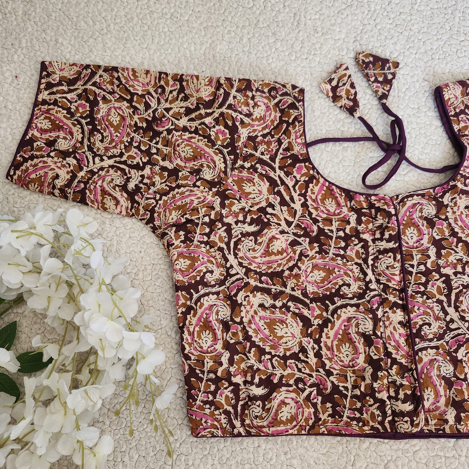 STORI Ajrakh Cotton Blouse
