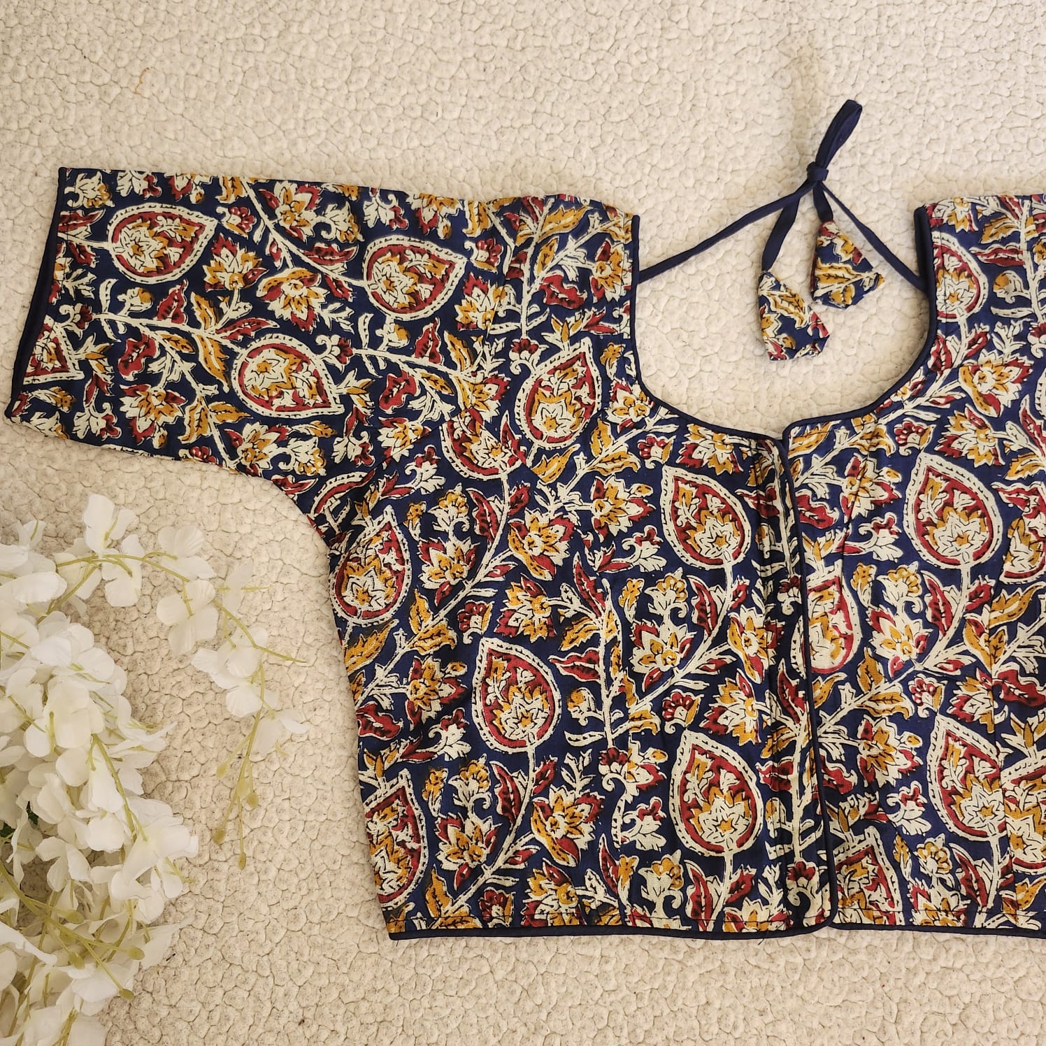STORI Ajrakh Cotton Blouse