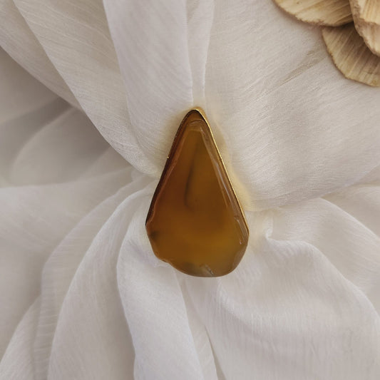 Brown Opal Finger Ring