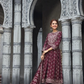 STORI Wine Anarkali for Women