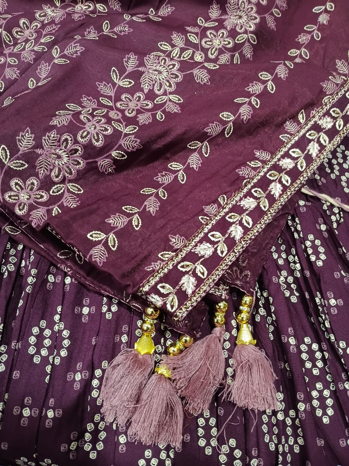STORI Wine Anarkali for Women