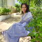 STORI Lavender Acrylic Saree