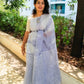 STORI Lavender Acrylic Saree