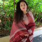 STORI Maroon Acrylic Saree