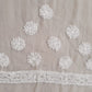 Baby Pink Noor Full Jaal Hand Embroidered Lucknowi Chikankari Saree