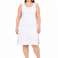 White Cotton Long Inner Slip Plus Size2