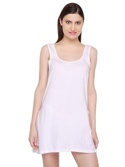 White Cotton Short Inner Slip – STORI