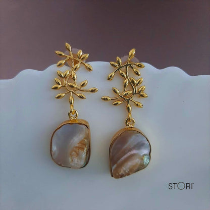 Yami Baroque Pearl Dangler Earrings