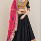 STORI Black Lehenga choli set 