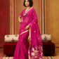 STORI Pink Munga Silk Saree