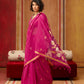 STORI Pink Munga Silk Saree