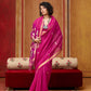 STORI Pink Munga Silk Saree