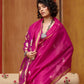 Pink Munga Silk Saree