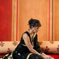 STORI Black Munga Silk Saree