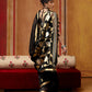 STORI Black Munga Silk Saree
