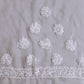 Grey Noor Full Jaal Hand Embroidered Lucknowi Chikankari Saree