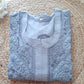 Havoka Georgette Tone-to-Tone Chikankari Kurti With Inner