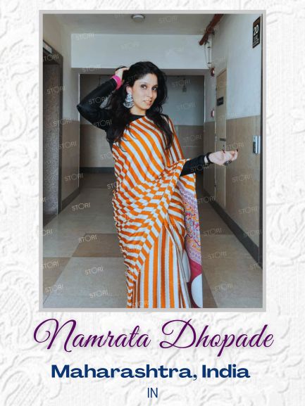 Namrata Dhopade in STORI Saree