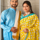 Appu Printed Bright Yellow Handloom Cotton Mulmul Saree