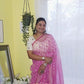 Rose Buds Embroidered Khadi Cotton Designer Blouse - Dyeable