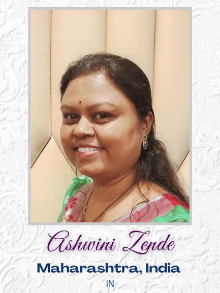 Ashwini Zende in STORI Earrings