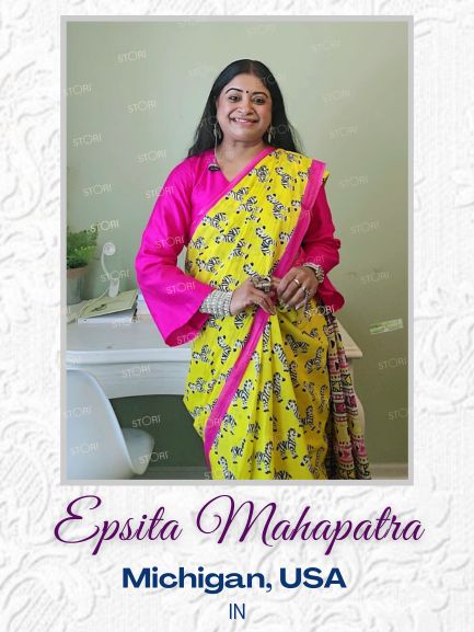 Epsita Mahapatra in STORI Saree