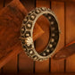 Honeycomb Pattern Oxidised Openable Kada / Bracelet