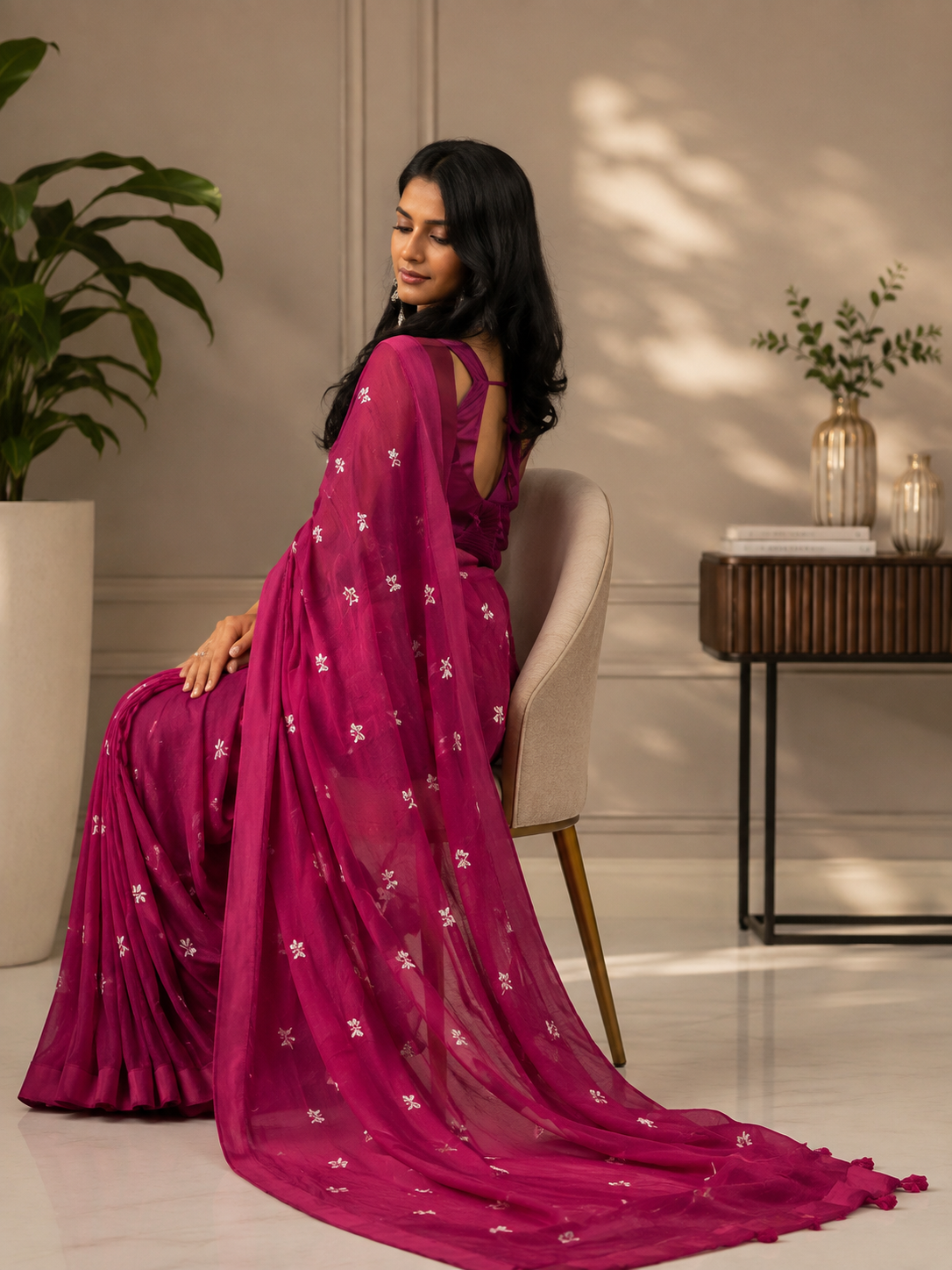 maroon_saree