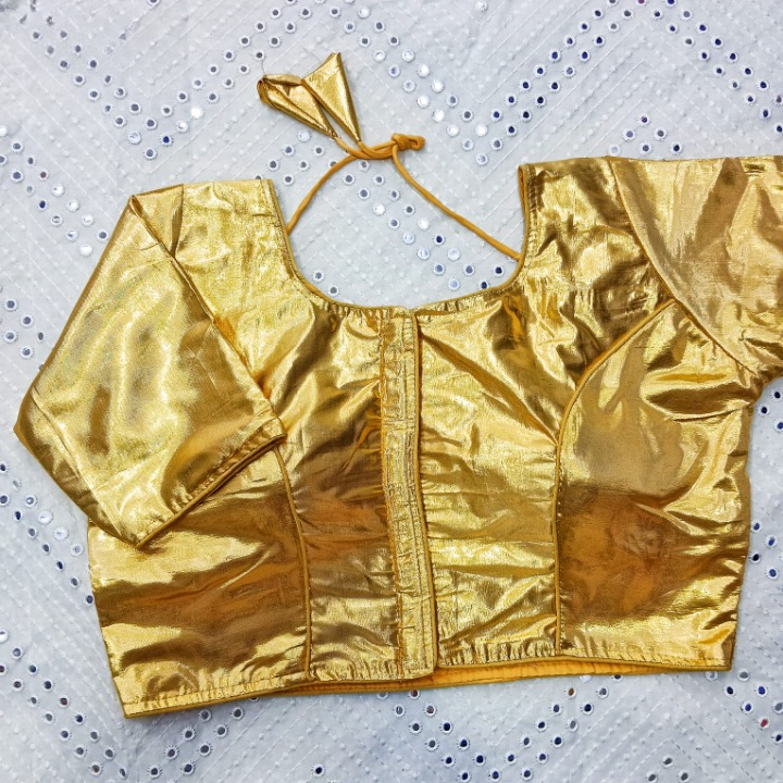 Metallic Shimmer Fancy Blouse