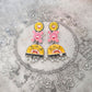 Sragavi Handcrafted Meenakari Earrings