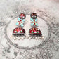 Sragavi Handcrafted Meenakari Earrings