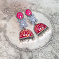 Sragavi Handcrafted Meenakari Earrings