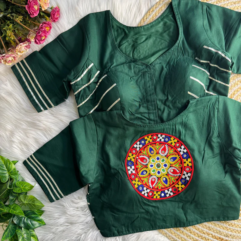 Navratri Traditional Gota Blouse