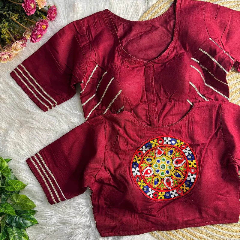 Navratri Traditional Gota Blouse