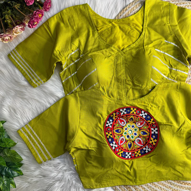 Navratri Traditional Gota Blouse