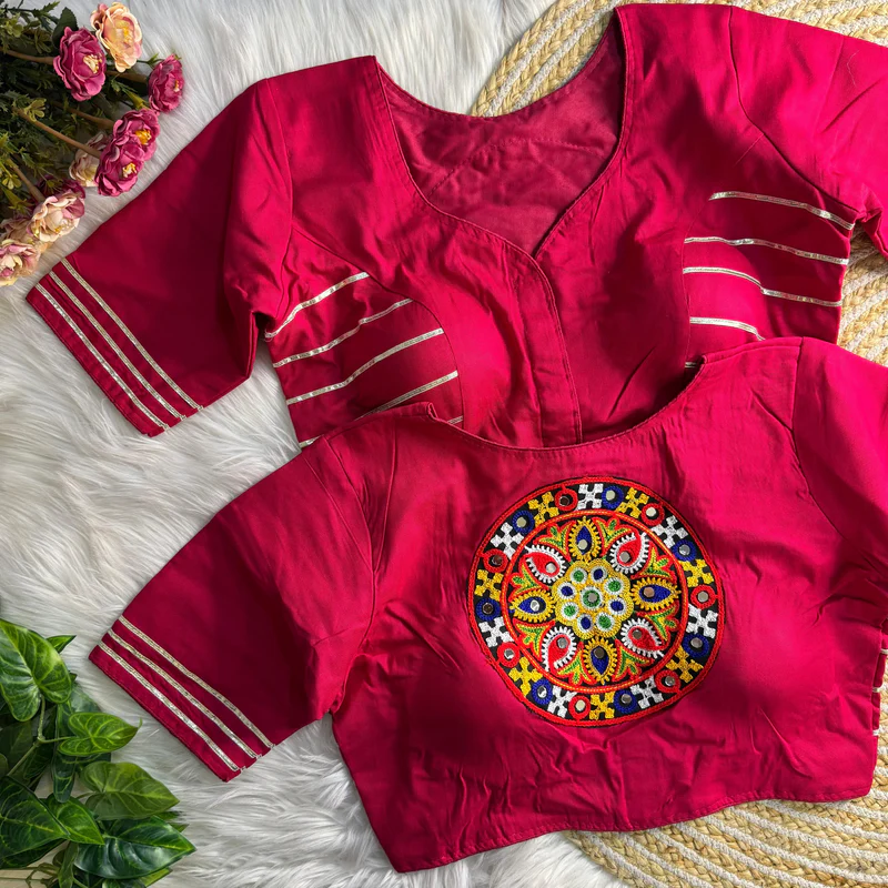 Navratri Traditional Gota Blouse