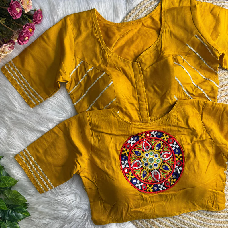 Navratri Traditional Gota Blouse