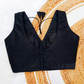 Pleated Shimmer Blouse With Extra Elbow Sleeves